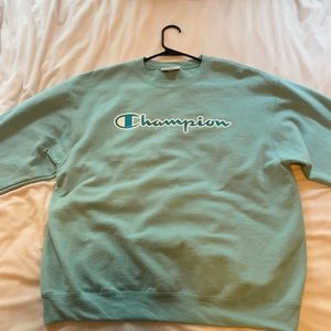Baby blue Champion Crewneck